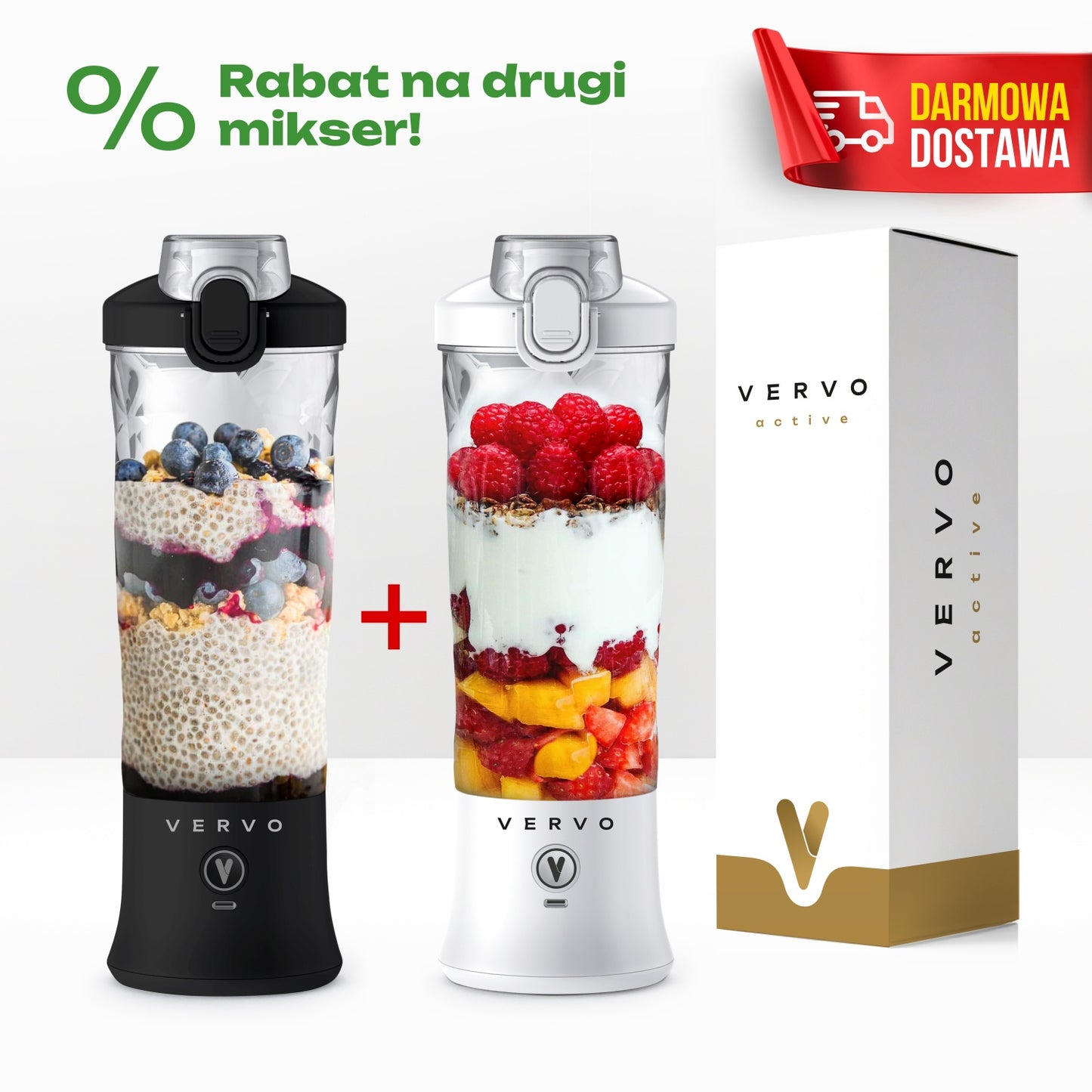 2× Blender przenośny Vervo Active